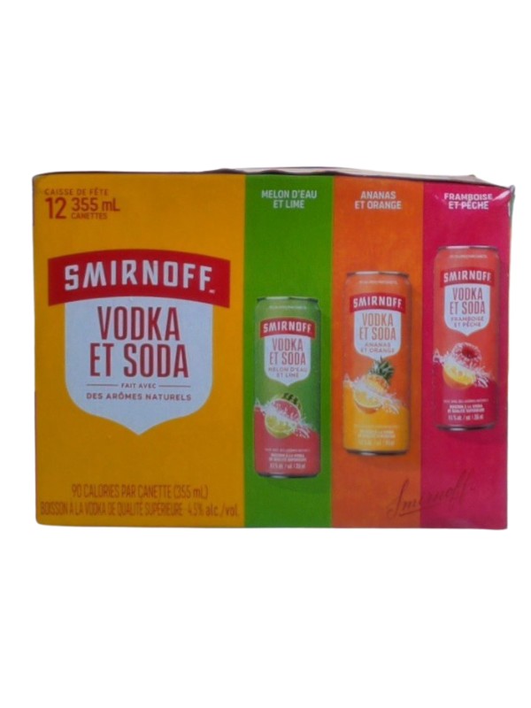 Smirnoff Vodka & Soda Party Pack
