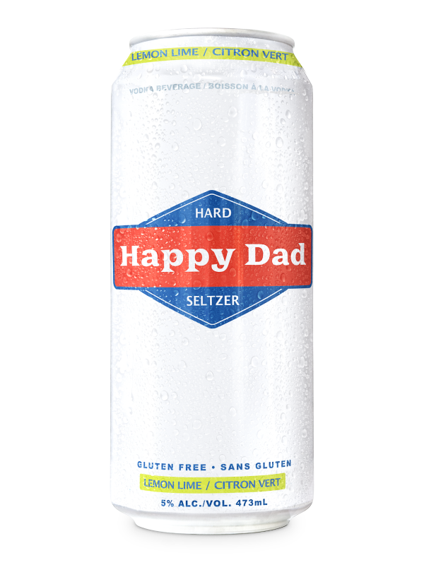 Happy Dad Hard Seltzer Lemon Lime