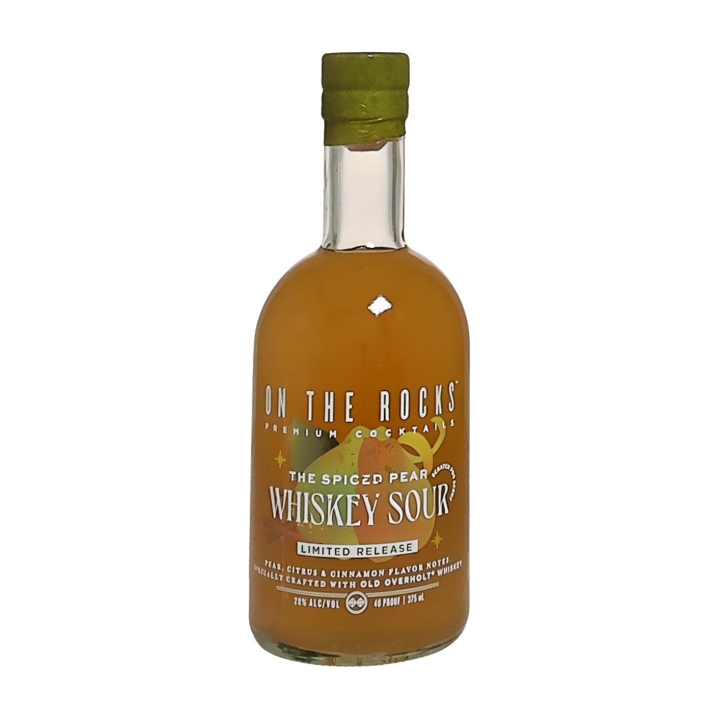 On The Rocks Overholt Spiced Pear Sour