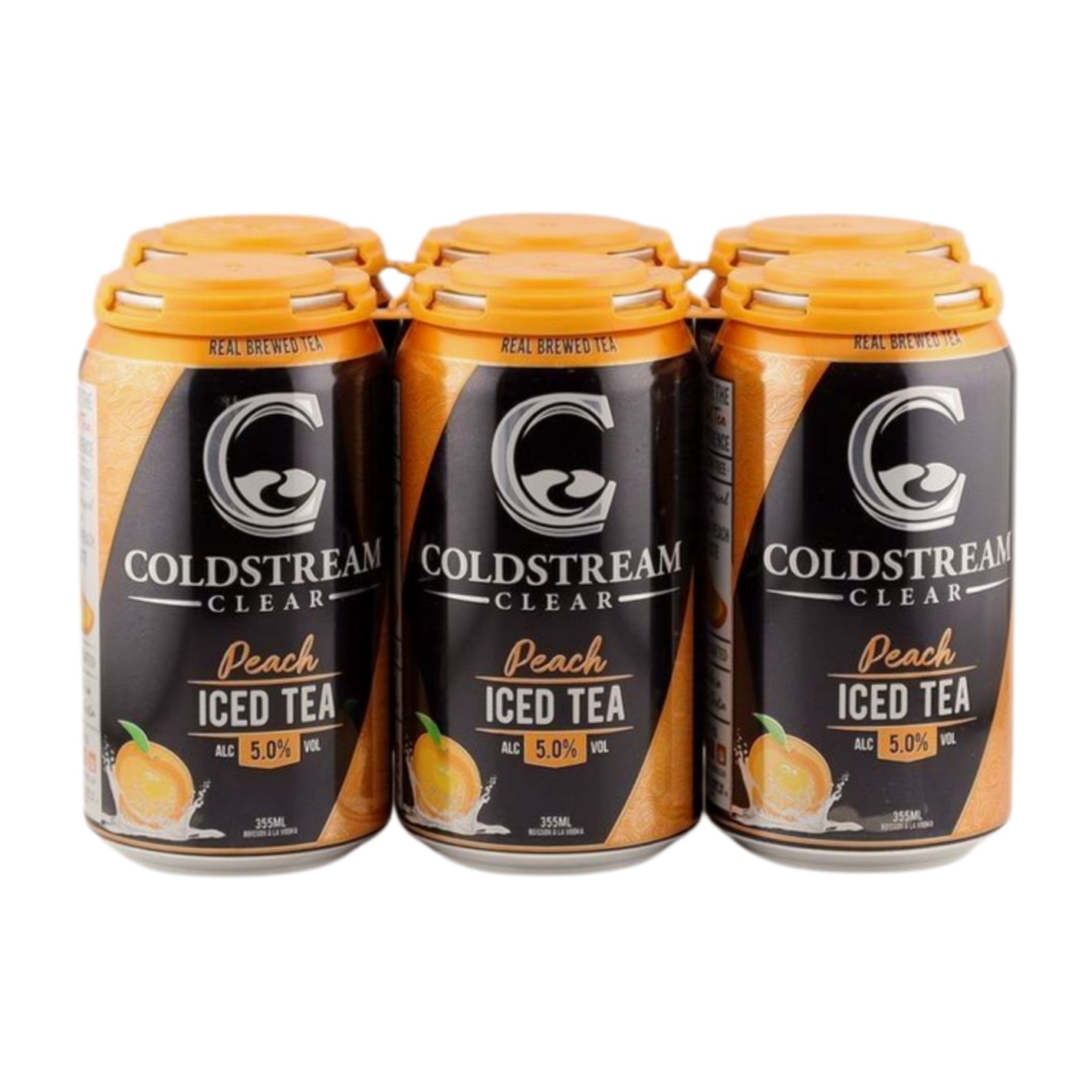 Coldstream Clear Peach Iced Tea 6x355ml