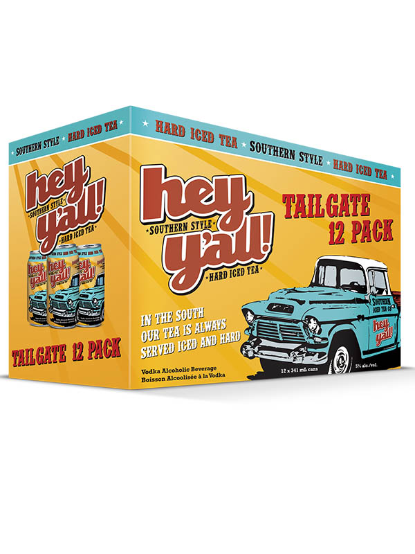 Hey Y'All Tailgate Hard Iced Tea12 Pack