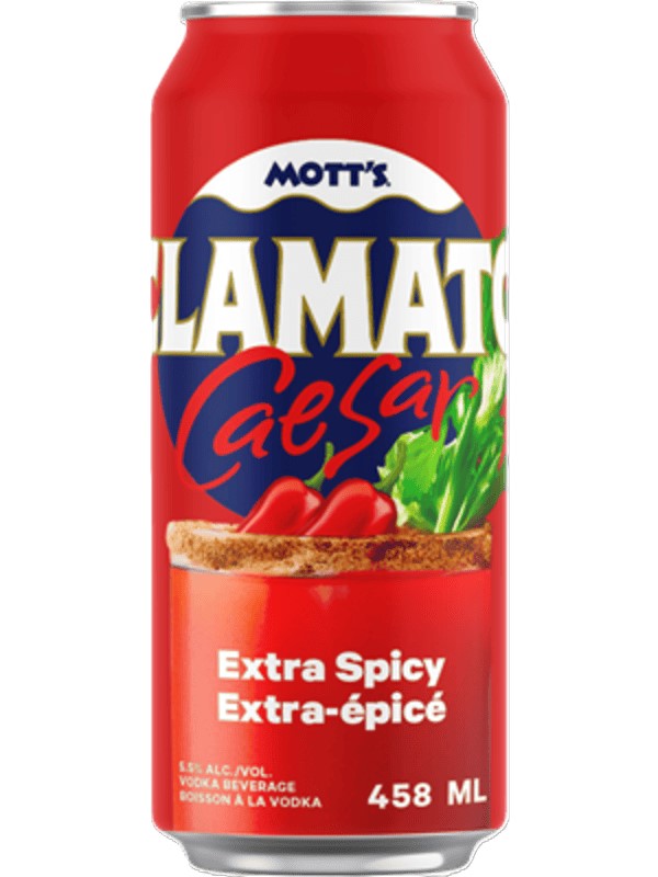 Mott'S Extra Spicy Clamato Caesar