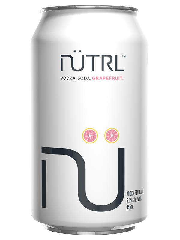 Nutrl Vodka Soda - Grapefruit 6pk