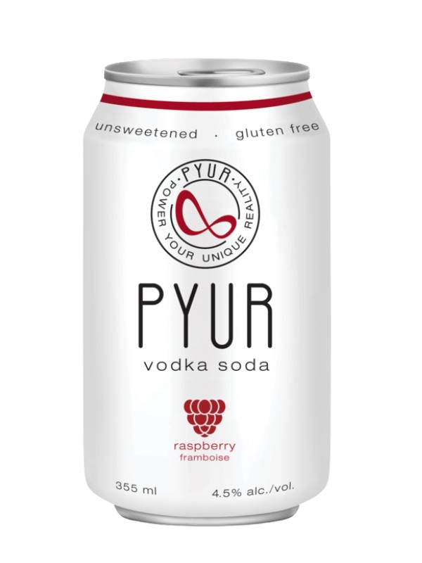 Pyur Vodka Soda Raspberry