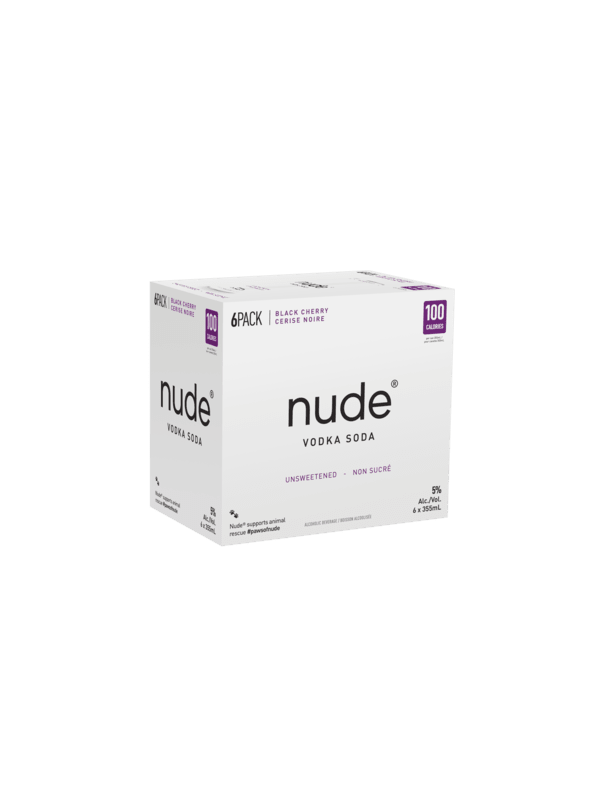 Nude Vodka Soda Black Cherry