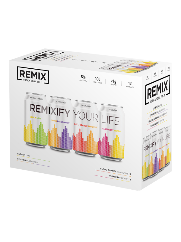REMIX VODKA SODA 12P