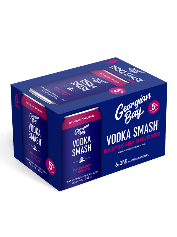 Georgian Bay Raspberry Rhubarb Vodka6pk