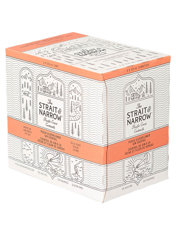 Strait & Narrow Peach Elderflower Gin6