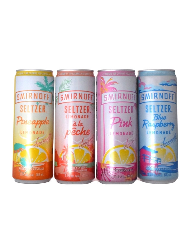 Smirnoff Seltzer Lemonade Variety Pack