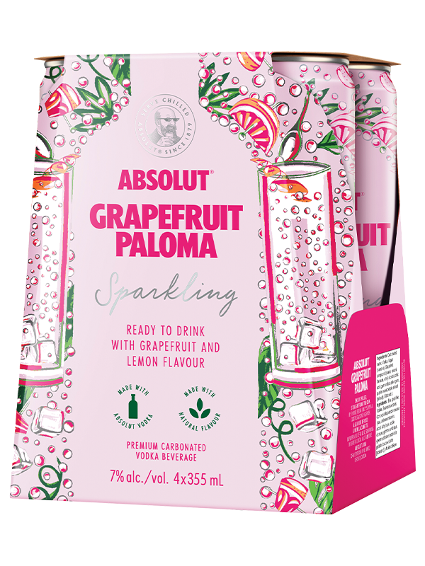 Absolut Grapefruit Paloma Cocktail 4pk