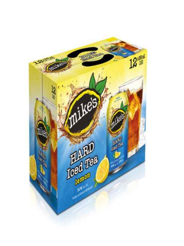 Mikes Hard Iced Tea Lemon 12x355ml Can