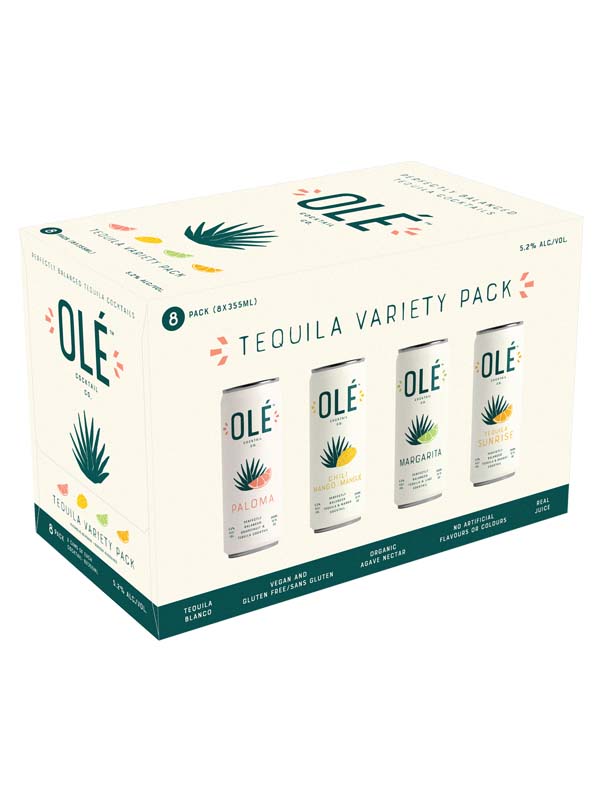 Ole Tequila Variety Pack 3x8x355 Can