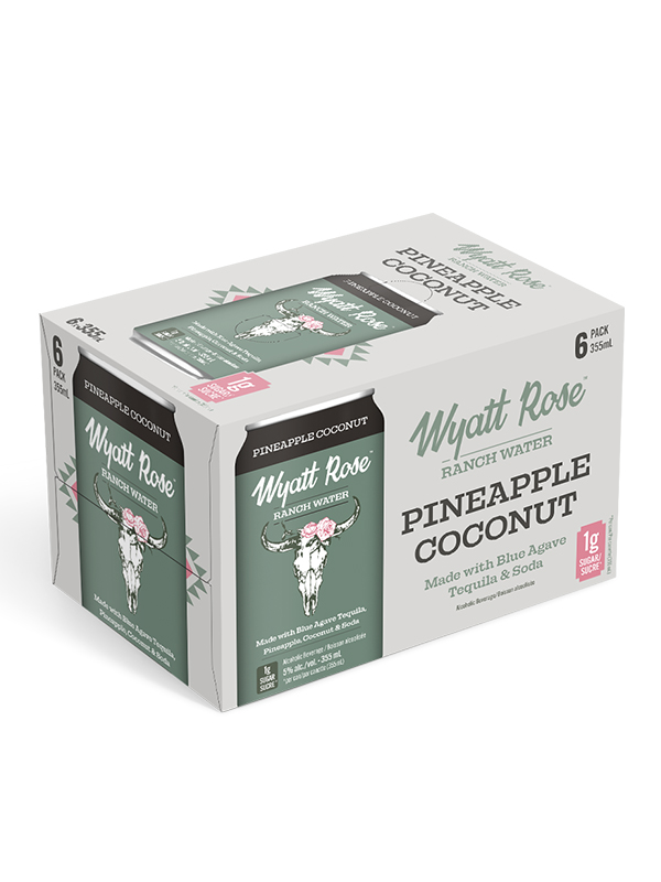 Wyatt Rose Ranch Water Pineapple Coconut