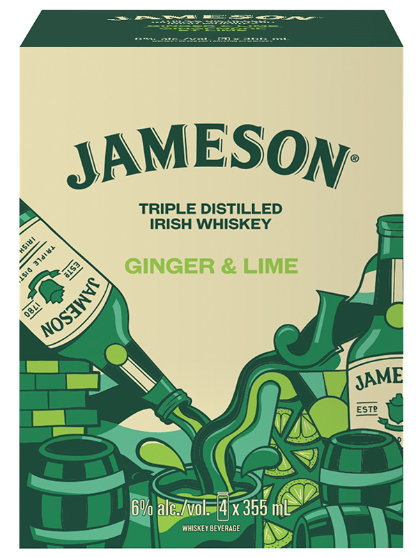 Jameson Ginger And Lime 4pk
